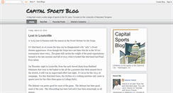 Desktop Screenshot of capitalsportsblog.com